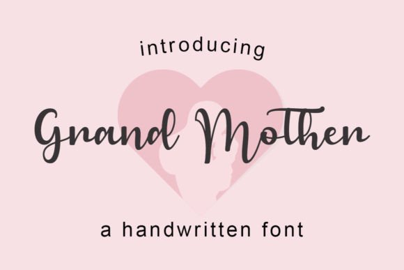 Grandmother Font Poster 1