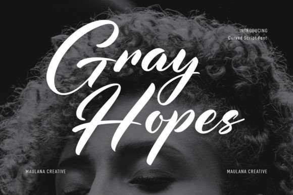 Gray Hopes Font Poster 1