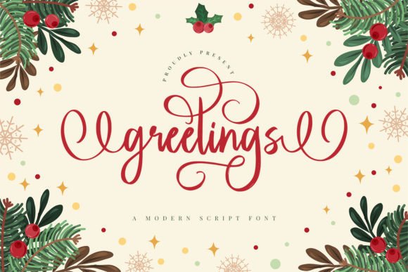 Greetings Font