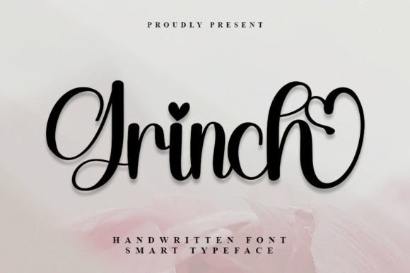 Grinch Font Poster 1