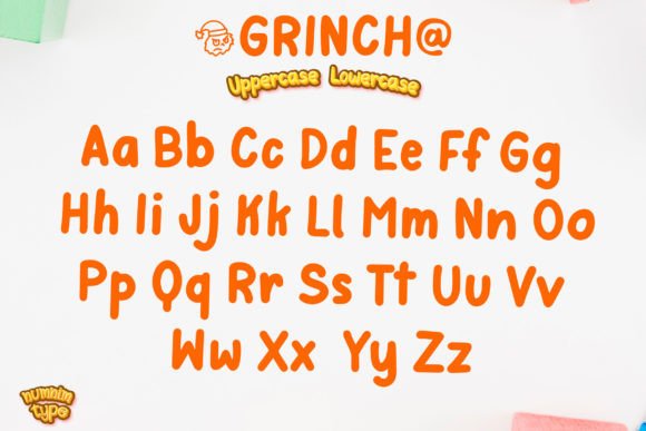 Grinch Font Poster 6