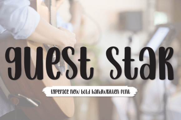 Guest Star Font Poster 1