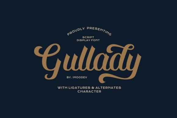 Gullady Font Poster 1
