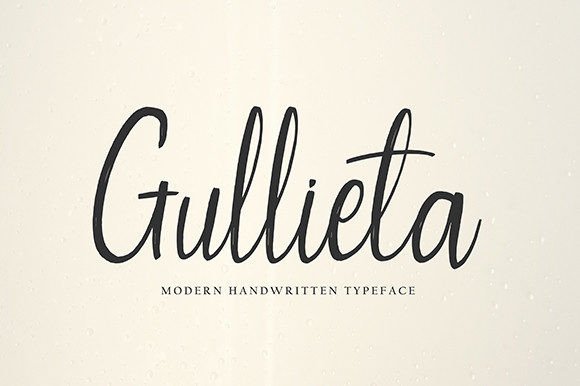 Gullieta Font Poster 1