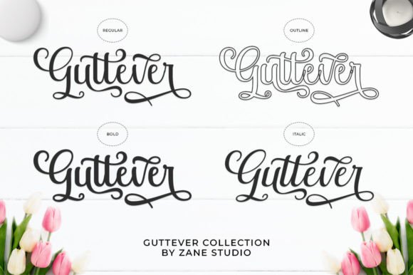 Guttever Font Poster 7