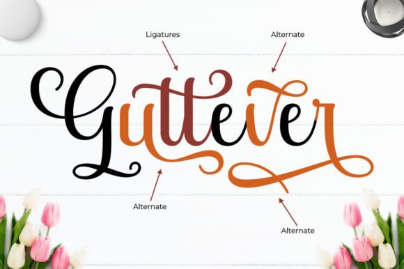 Guttever Font Poster 8
