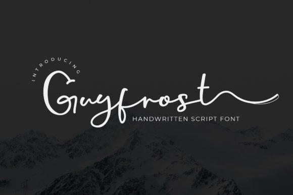 Guyfrost Font