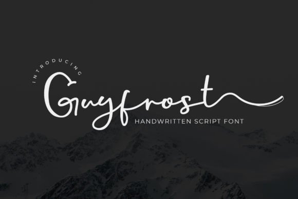 Guyfrost Font Poster 1