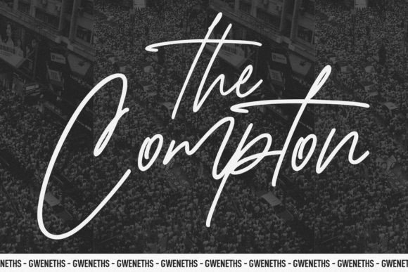 Gweneths Font Poster 3