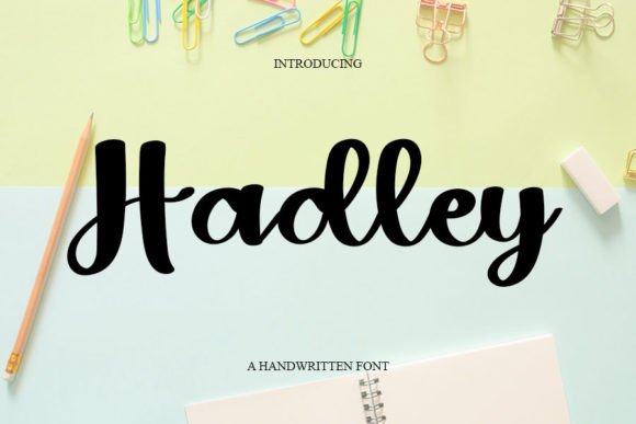 Hadley Font Poster 1