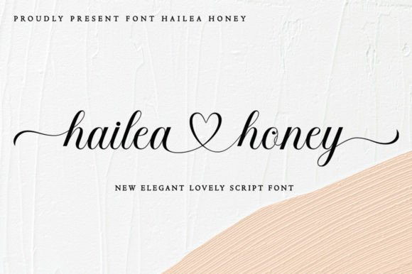 Hailea Honey Font Poster 1