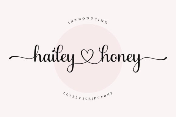Hailey Honey Font Poster 1