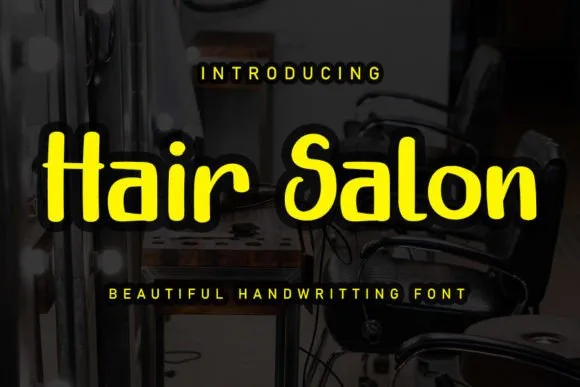 Hair Salon Font Hair Salon Font Poster 1