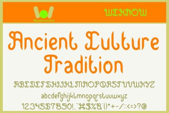 Hair Style Font Poster 3