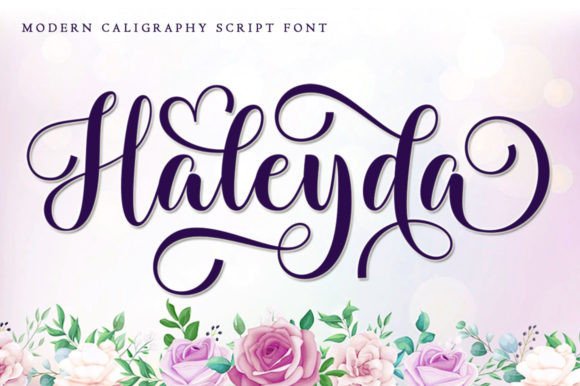Haleyda Font Poster 8
