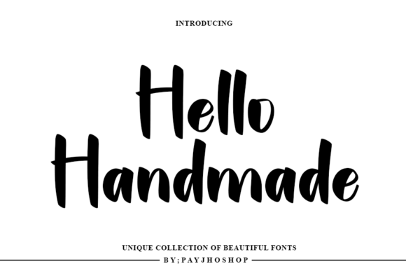 Hallo Handmade Font