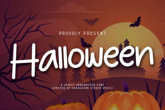 Halloween Font Poster 1