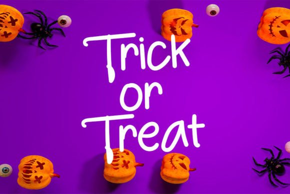 Halloween Font Poster 3