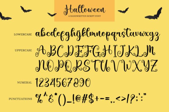 Halloween Font Poster 7