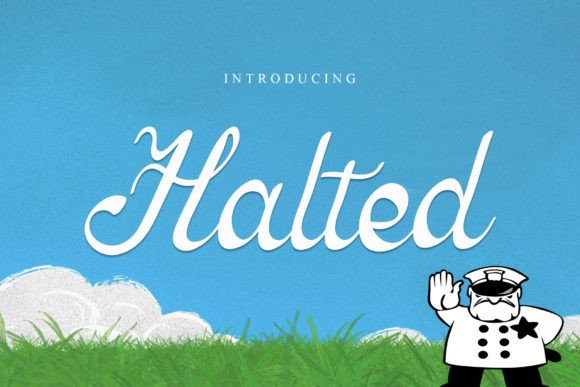 Halted Font