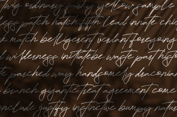 Hamiltton Signature Font Poster 3