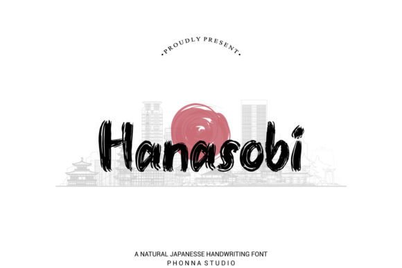 Hanasobi Font Poster 1