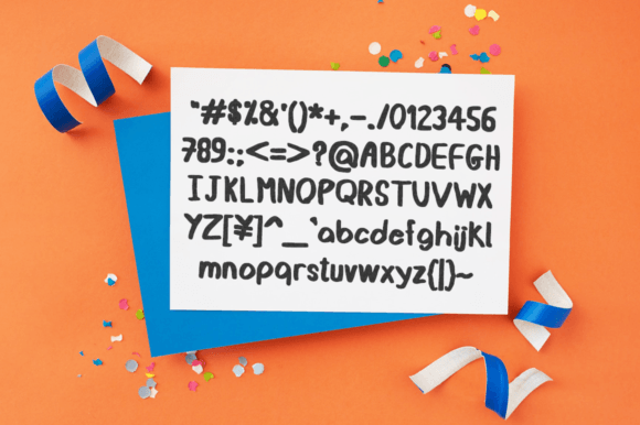 Hand Made Marker Font Poster 3
