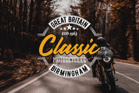 Handbrake Font Poster 7