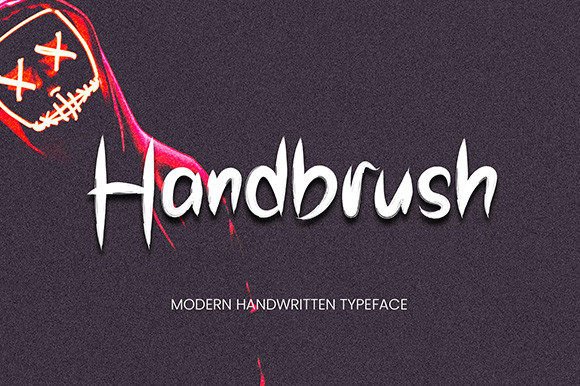 Handbrush Font Poster 1