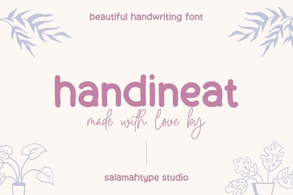 Handineat Font Poster 1