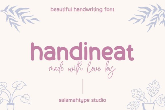 Handineat Font Poster 1
