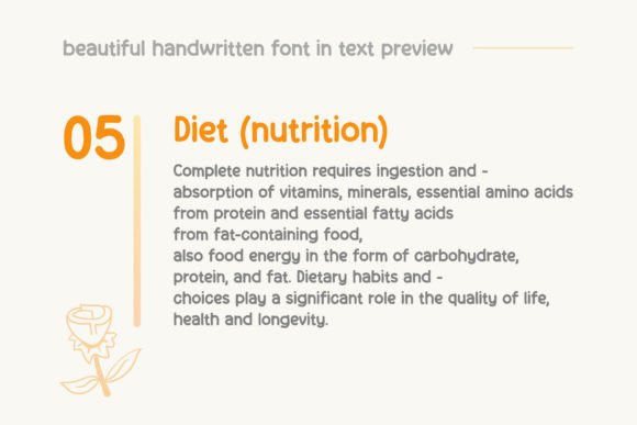 Handineat Font Poster 4