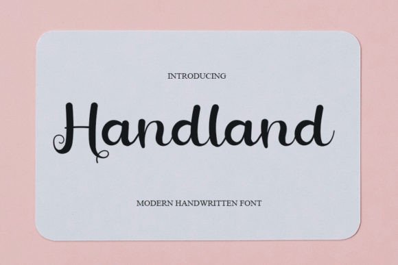 Handland Font