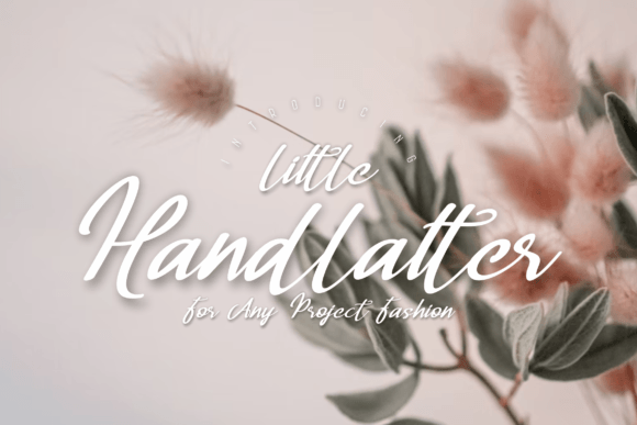 Handlatter Little Font Poster 1
