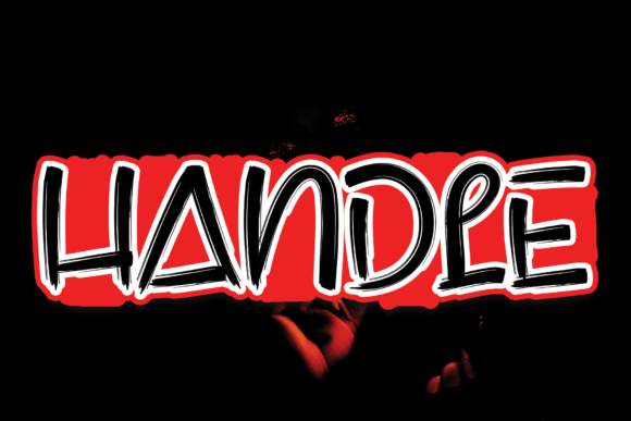 Handle Font Poster 1