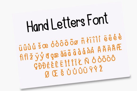 Handletters Font Poster 3