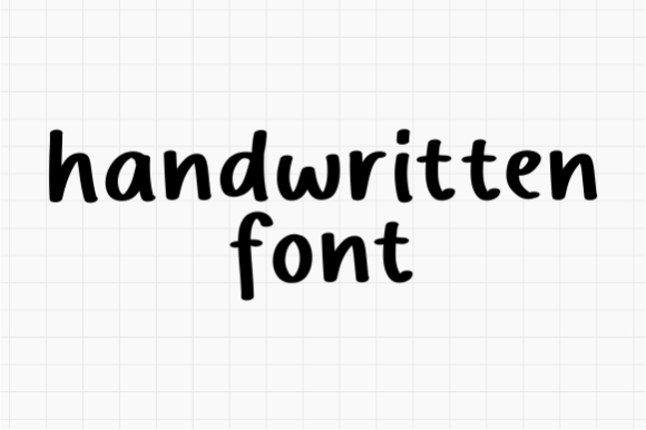 Handmade Font Poster 3