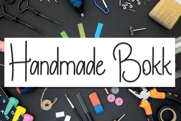 Handmade Bokk Font