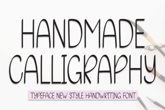 Handmade Calligraphy Font Poster 1