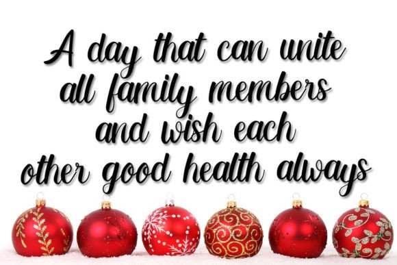 Handmade Christmas Font Poster 6