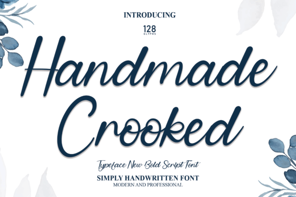 Handmade Crooked Font Poster 1