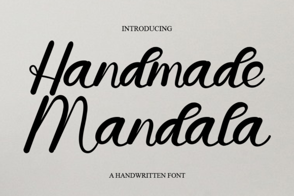 Handmade Mandala Font