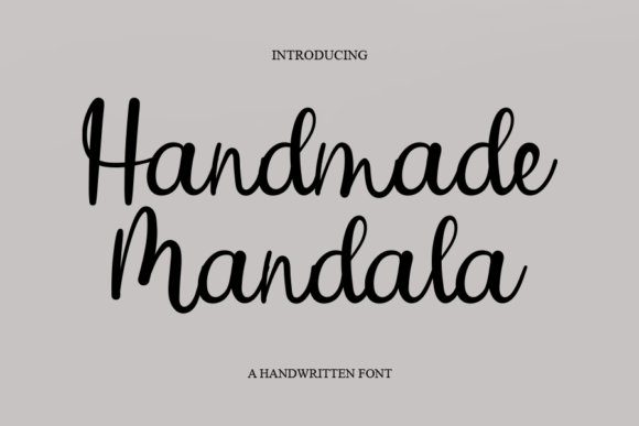 Handmade Mandala Font