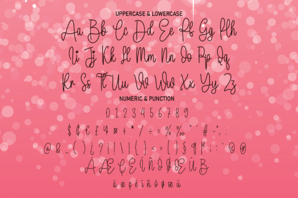 Handmade Sparkling Font Poster 7