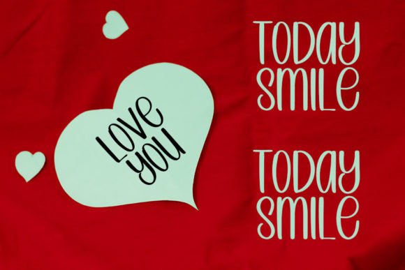 Handmade Valentine Font Poster 5