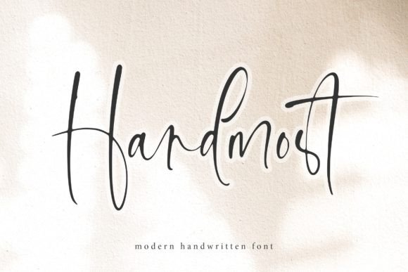 Handmost Font Poster 1