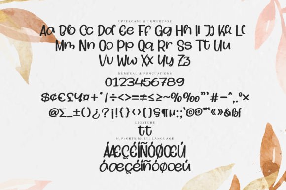 Handshot Font Poster 6