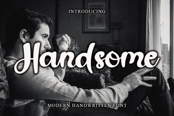 Handsome Font Poster 1