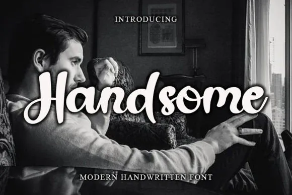 Handsome Font Handsome Font Poster 1