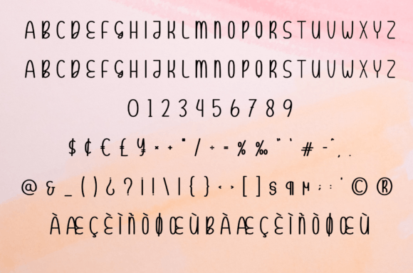 Handwriting Font Poster 6